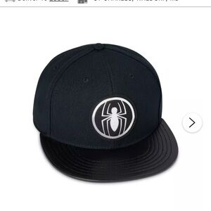 Black Spider Emblem Snapback Hat